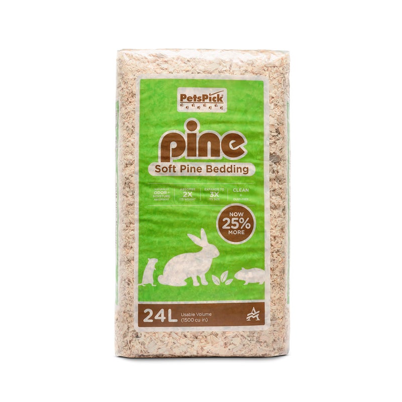 PETSPICK Pine Small Pet Bedding, 24L - Image 2